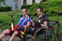 Odpočívajúci cyklisti Odpočívajúci cyklisti